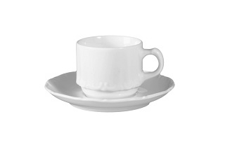 Чашка для кофе-мокко с блюдцем Marienbad Фарфор 0,09 л