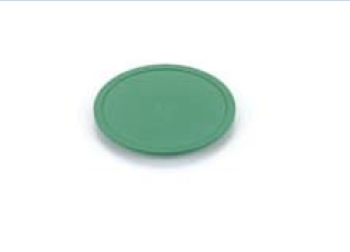 Крышка пластиковая пастельно-зеленая  10,5см