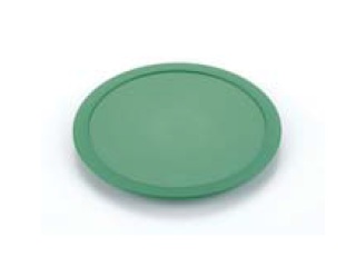 Крышка пластиковая пастельно-зеленая 12,6см