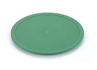 Крышка пластиковая пастельно-зеленая 18см